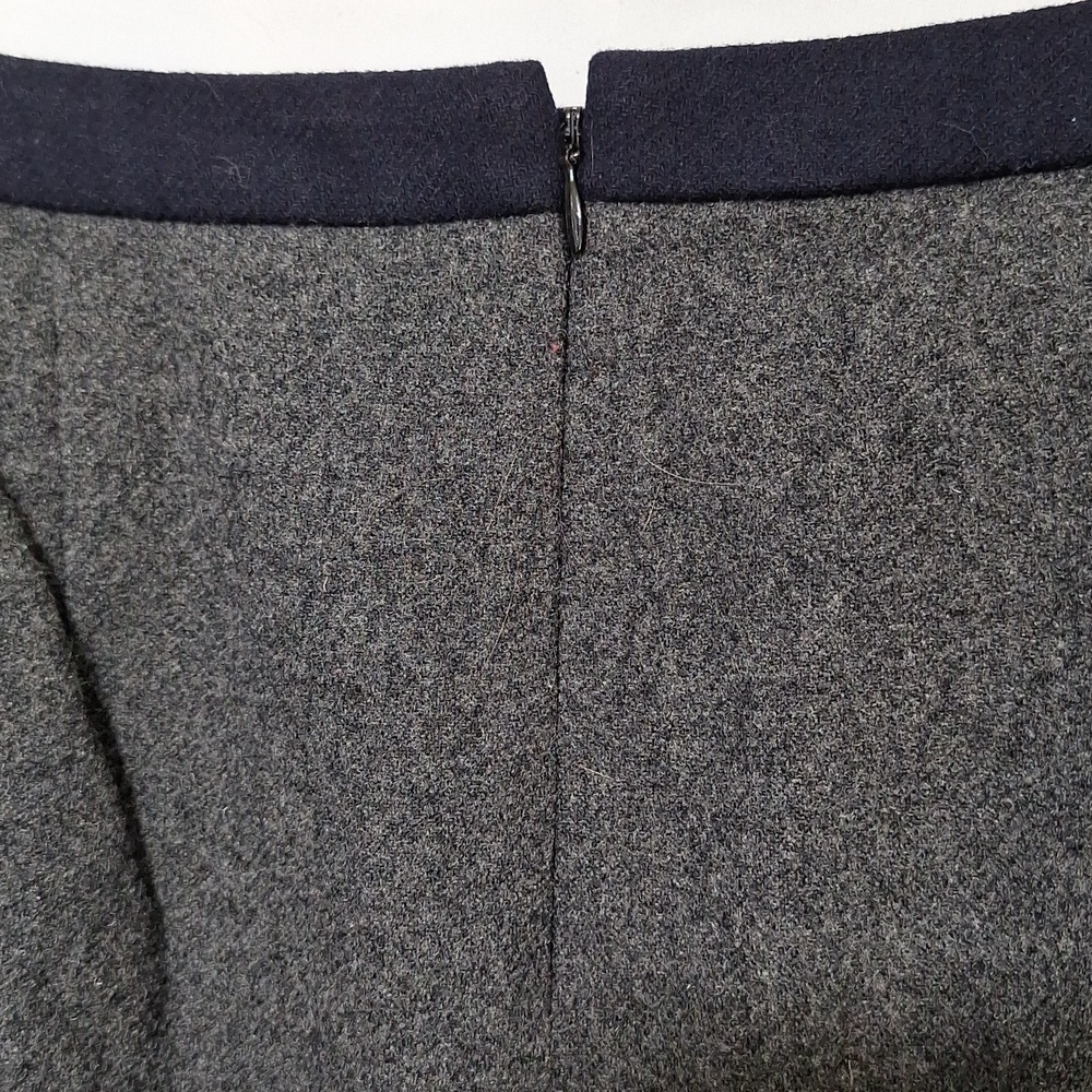 J. CREW Wool Blend  Pencil Skirt Gray - Picture 5 of 8